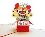 Best Mom Gift Box with 3D Pop-Up Card