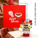 Best Mom Gift Box with 3D Pop-Up Card
