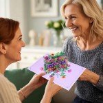 Love You Mom Pop-Up Card with Envelope