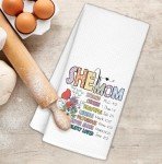 Boho Wildflower Christian Mom Kitchen Towels Set