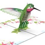 Elegant 3D Hummingbird Mother's Day Card Gift