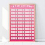 Fun Mom & Kids Scratch-Off Activity Poster