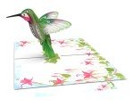 Elegant 3D Hummingbird Mother's Day Card Gift