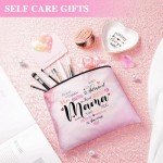 Mom's Day Gift Basket: Cup, Candle, Bath Treats