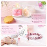 Mom's Day Gift Basket: Cup, Candle, Bath Treats