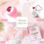Mom's Day Gift Basket: Cup, Candle, Bath Treats