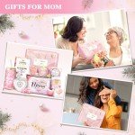 Mom's Day Gift Basket: Cup, Candle, Bath Treats