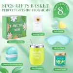 Best Mom Gift Basket with Tumbler & Treats