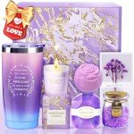 Lavender Spa Gift Basket for Women and Moms