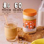 PBfit Classic Peanut Butter Powder, 15 Ounce