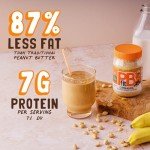 Organic Peanut Butter Powder - 7g Protein, Gluten-Free