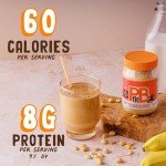 No Sugar Added PBfit Peanut Butter Powder, 8g Protein