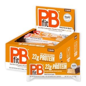 Salted Caramel Protein Bars - 22g Protein, Vegan