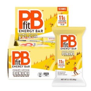PBfit Peanut Butter Banana Energy Bars - Protein Packed