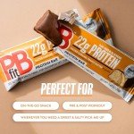 Salted Caramel Protein Bars - 22g Protein, Vegan