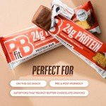 PBfit Chocolate Peanut Butter Protein Bars - 12 Pack