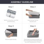 Waterproof Orthopedic Dog Bed for Medium Dogs