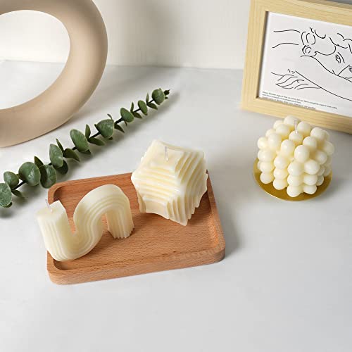 Set of 3 Decorative Scented Bubble Candles