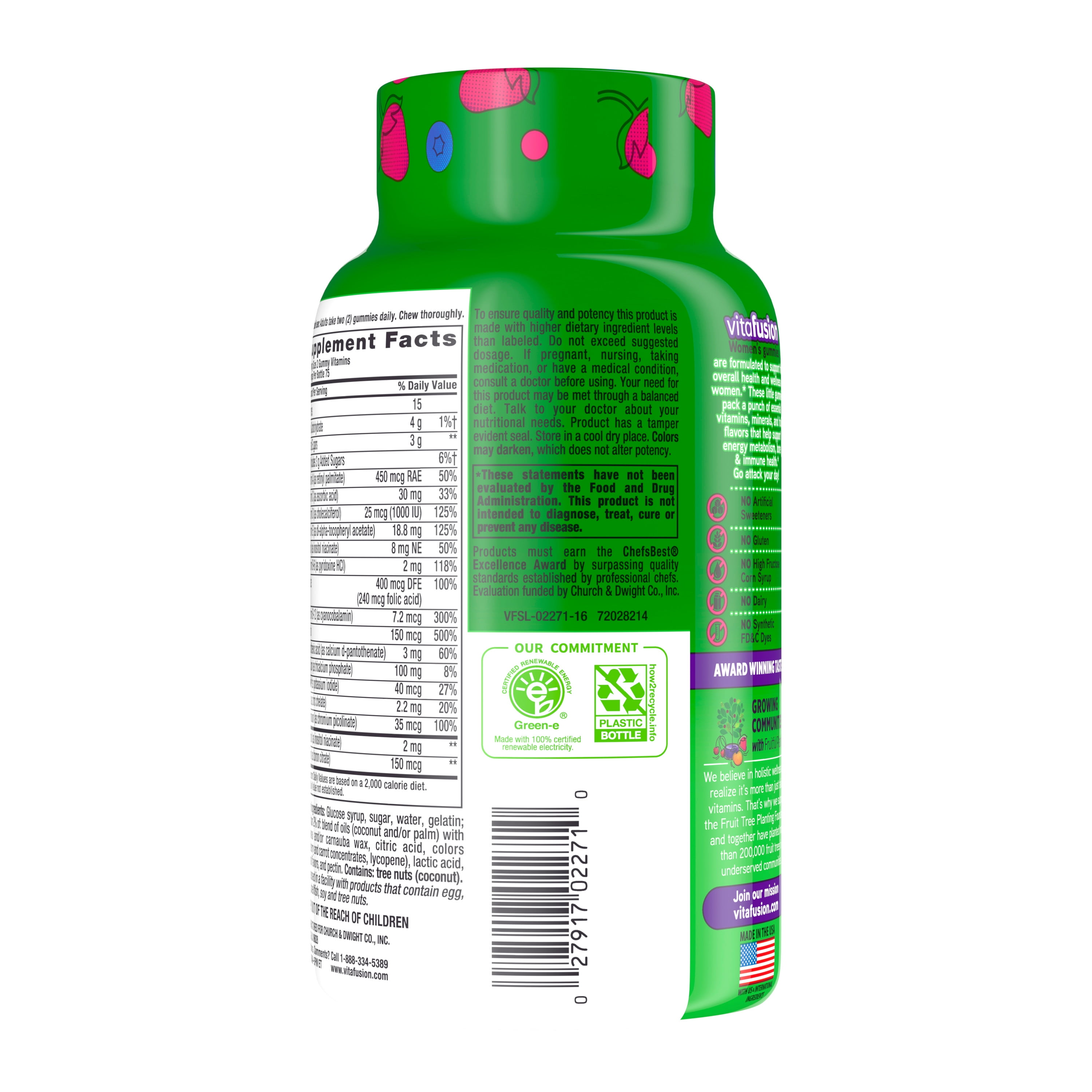 Berry Flavored Women's Multivitamin Gummies - 150 Count