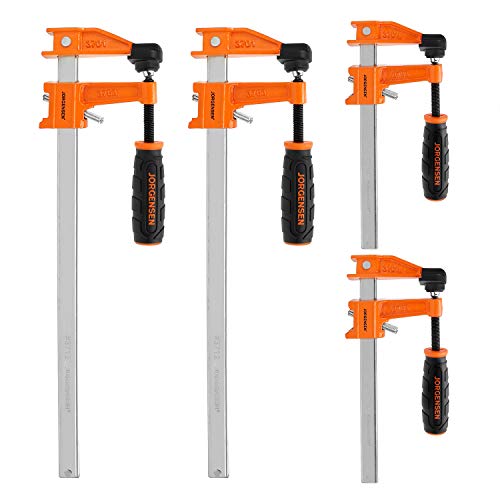 JORGENSEN F-Clamp Steel Bar Clamps Set