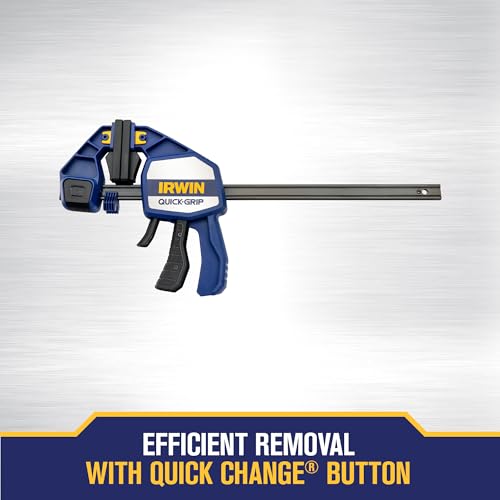 Woodworking Bar Clamps - One-Handed, Heavy-Duty, 12