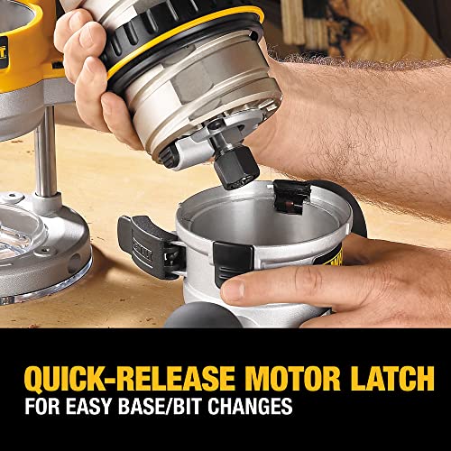 DEWALT Router Kit, Fixed and Plunge Base