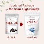 Antarctic Krill Oil Supplement, 2000mg, 240 Softgels