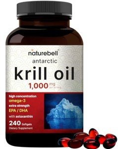 Antarctic Krill Oil 1000mg - 240 Softgels