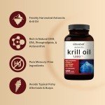 Antarctic Krill Oil 1000mg - 240 Softgels