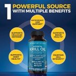 Antarctic Krill Oil Omega-3 Supplements 1250 mg