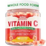 Organic Vitamin C Gummies for Immune Support, 60 Ct
