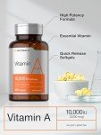 Horbäach Vitamin A 10000 IU Softgels - 300 Count