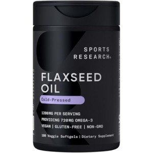 Vegan Flaxseed Oil 1200mg - 180 Softgels