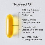 Vegan Flaxseed Oil 1200mg - 180 Softgels
