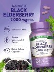 Nature's Truth Black Elderberry Capsules – 100 Count