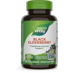 Nature's Way Black Elderberry Immune Support Capsules