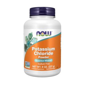 NOW Foods Potassium Chloride Powder, Non-GMO, 8 oz