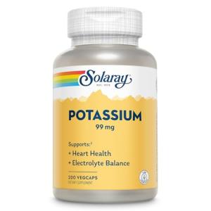Solaray Potassium 99 mg - Heart & Electrolyte Support