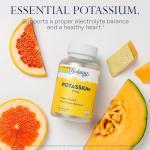 Solaray Potassium 99 mg - Heart & Electrolyte Support
