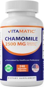 Vitamatic Chamomile 2500 mg - 240 Veg Capsules