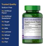 Puritan's Milk Thistle 4:1 Extract 1000mg 180 Softgels (Silymarin) Liver Health