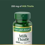 Nature's Bounty Milk Thistle 1000mg Softgels, 50 Ct