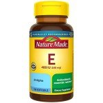 Nature Made Vitamin E 180 mg Antioxidant Support, 100 Softgels