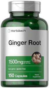 Ginger Root Capsules 1500 mg - 150 Pills