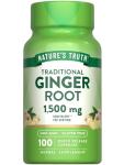 Ginger Root Capsules 1,500mg - 100 Count