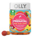 OLLY Prenatal Gummy Multivitamin with Omega 3 DHA