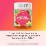 OLLY Prenatal Gummy Multivitamin with Omega 3 DHA
