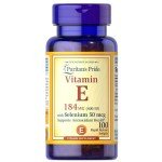 Puritan's Pride Vitamin E with Selenium, 100 Softgels