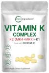 Vitamin K Complex with Coconut Oil Softgels