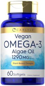 Carlyle Vegan Omega 3 Algae Oil Softgels 60ct